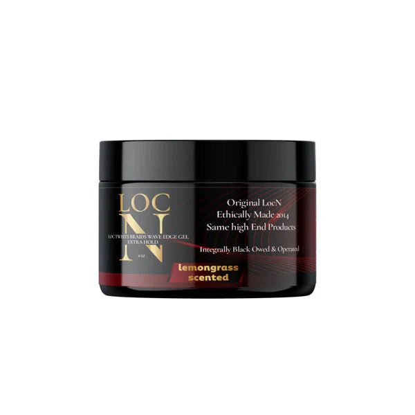 Loc N - Locs Twists Braids Wave Edge Gel EXTRA HOLD LEMONGRASS - (C) - Image 2