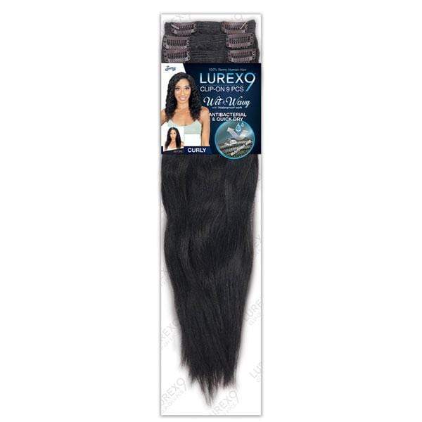 Zury Sis Lurex 100% Remy Human Hair Clip-On 9 Pieces -  WW WAVY 14"-16" - Image 3