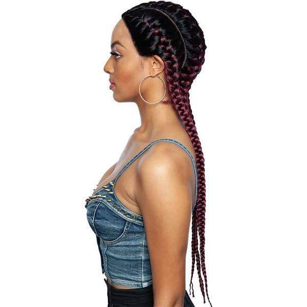 Mane Concept Isis Red Carpet Synthetic Ghana Braid Lace Wig - RCBG01 HERA 28 - Clearance - Image 3