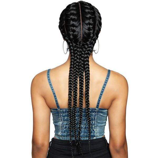 Mane Concept Isis Red Carpet Synthetic Ghana Braid Lace Wig - RCBG01 HERA 28 - Clearance - Image 4