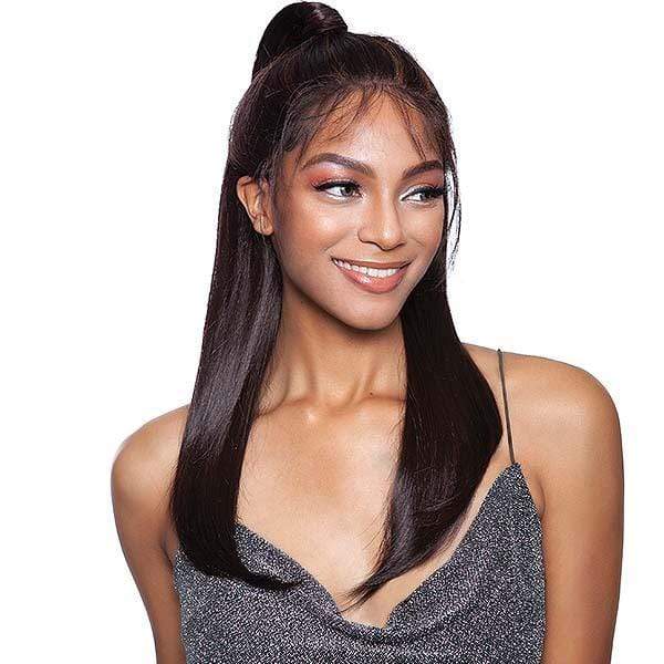 Mane Concept Melanin Queen 11A Human Hair StyleMix Lace Wig - ML1101 FINE STRAIGHT 20" - Clearance - Image 3