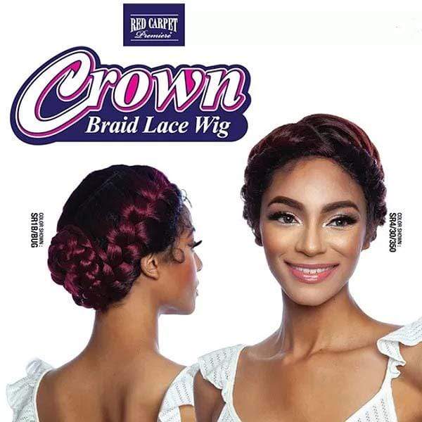 Mane Concept Red Carpet Synthetic Crown Braid Lace Wig - RCCB02 CLOVER - Clearance - Image 3