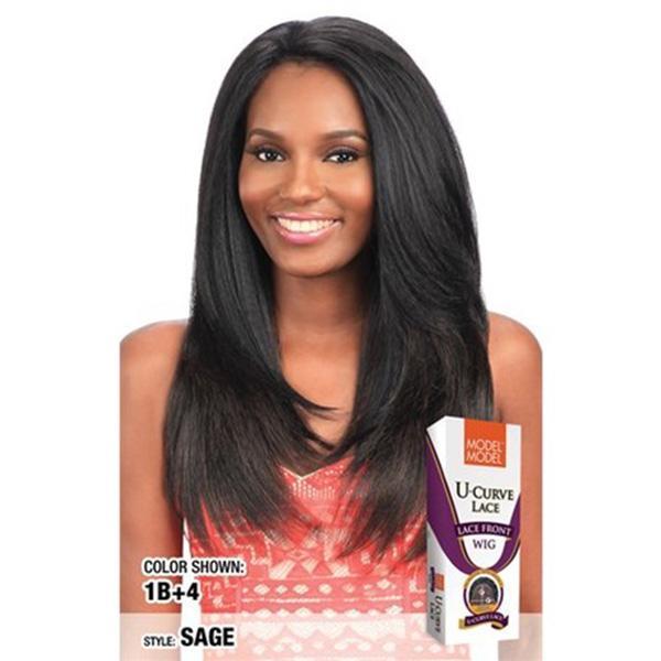 Model Model U Curve Lace Front Wig - L54SA SAGE - Clearance - Image 2