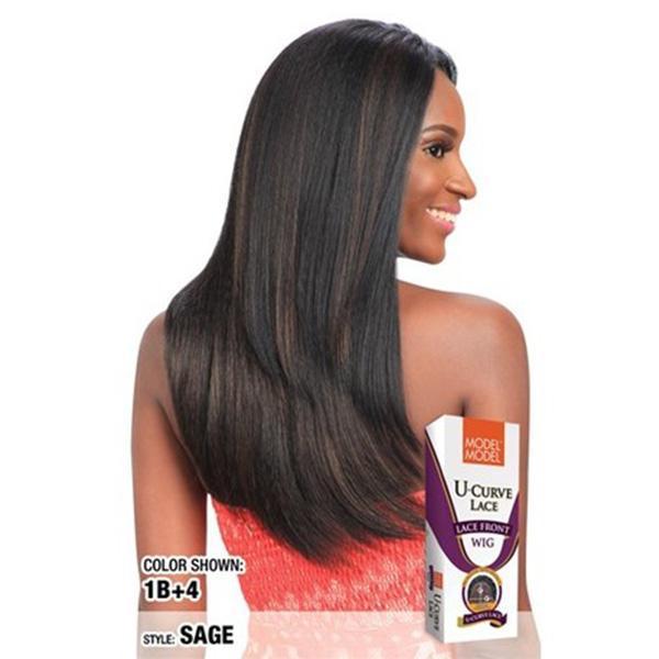 Model Model U Curve Lace Front Wig - L54SA SAGE - Clearance - Image 3