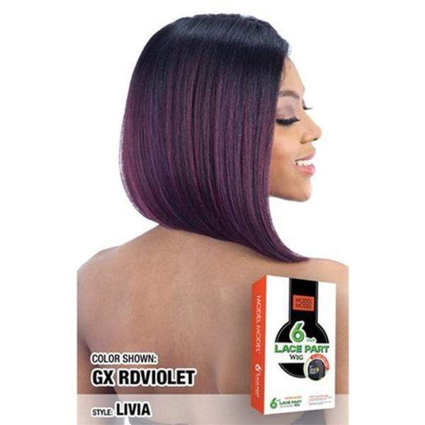 Model Model Synthetic Hair Lace Part Wig - L6PLV LIVIA - Clearance - Image 3