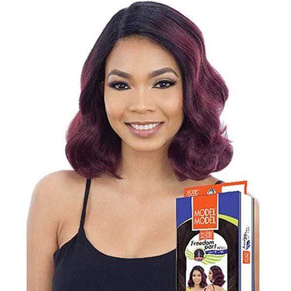 Model Model Synthetic Freedom Part Wig - FREE PART NUMBER 105 - Clearance - Image 2