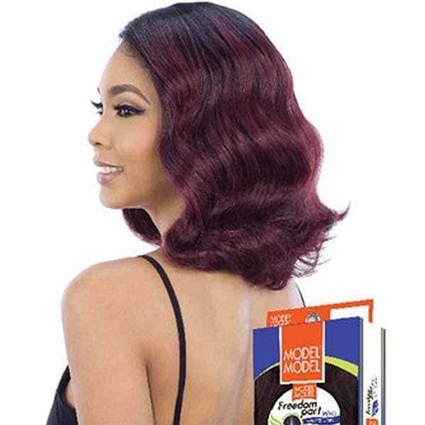 Model Model Synthetic Freedom Part Wig - FREE PART NUMBER 105 - Clearance - Image 3