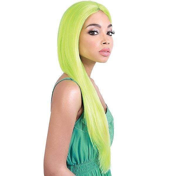 Motown Tress Let's Lace Deep Part Synthetic Swiss Lace Front Wig - LDP NEON - Image 5