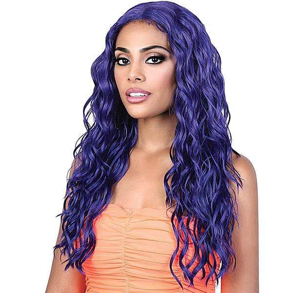 Motown Tress Let's Lace Deep Part Synthetic Swiss Lace Front Wig - LDP NEON3 - Image 17