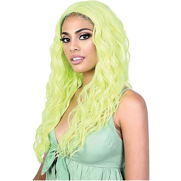 Motown Tress Let's Lace Deep Part Synthetic Swiss Lace Front Wig - LDP NEON3 - Image 3