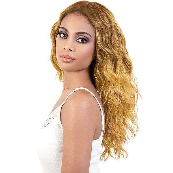 Motown Tress Let's Lace Deep Part Synthetic Swiss Lace Front Wig - LDP NEON3 - Image 4
