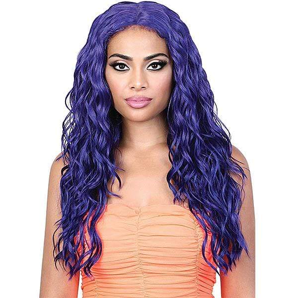 Motown Tress Let's Lace Deep Part Synthetic Swiss Lace Front Wig - LDP NEON3 - Image 5
