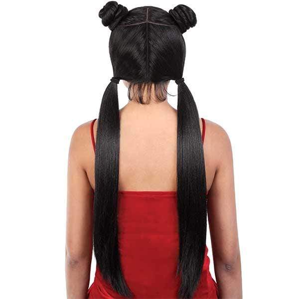 Motown Tress Let's Lace Zig Zag 4 Way Lace Part Synthetic Swiss Lace Wig - LZ VIXEN28 - Clearance - Image 6