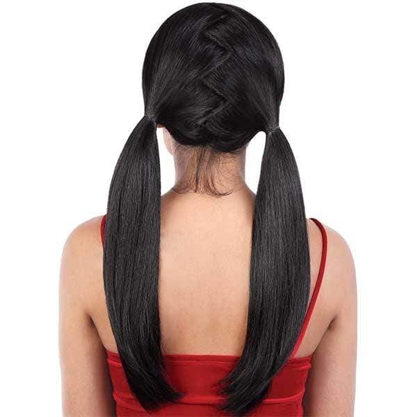 Motown Tress Let's Lace Zig Zag 4 Way Lace Part Synthetic Swiss Lace Wig - LZX MEGAN - Clearance - Image 4