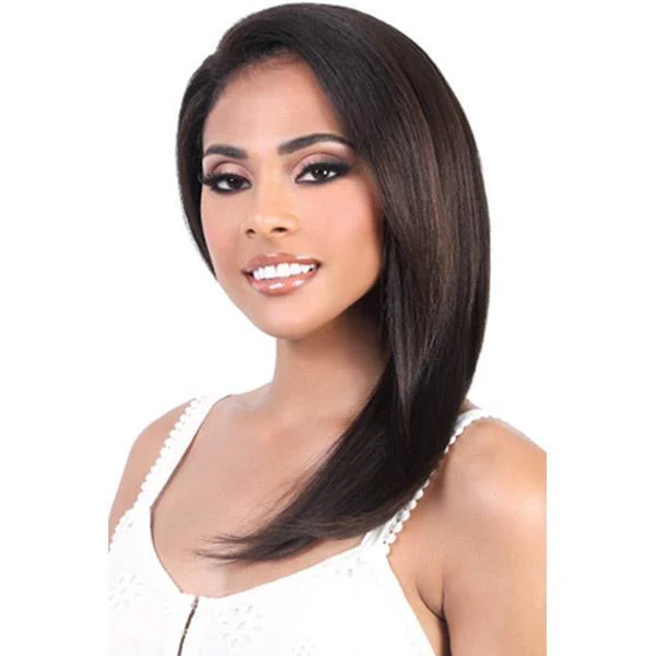 Motown Tress Natural & Blonde 100% Remy Human Hair 13"x2" Lace Part Wig - HNBL3 INA - Image 3