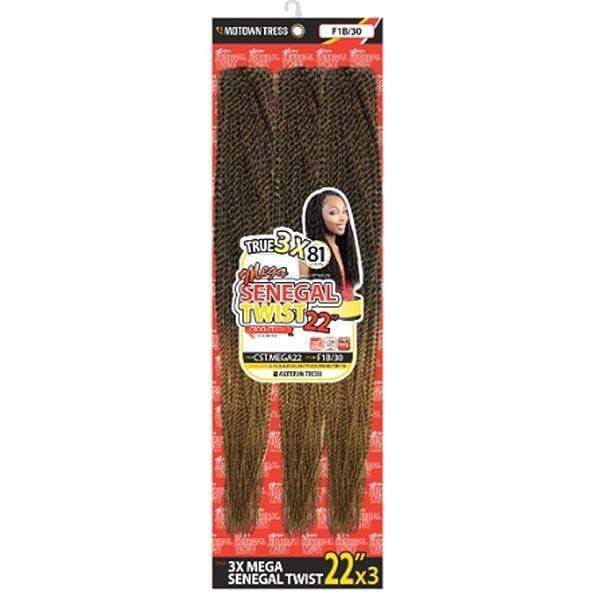Motown Tress End-Loop Synthetic Hair Senegal Twist Braid - 3X CST MEGA 22 - Image 3