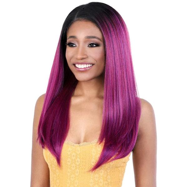 Motown Tress Synthetic HD Invisible Lace Front Wig - L136 HD03 - Image 3