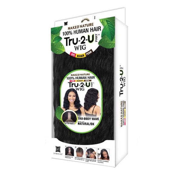 Naked 100% Human Hair U Part Wig - TRU BODY WAVE - Image 3
