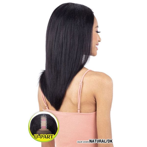 Naked 100% Human Hair U Part Wig - TRU STRAIGHT - Image 2