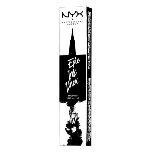 NYX Epic Ink Waterproof Liquid Eyeliner Pen-Black - (C) - Image 5
