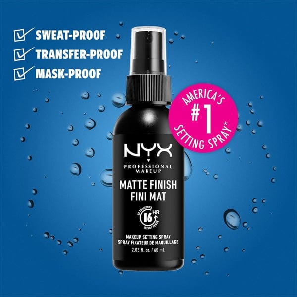 NYX PROFESSIONAL Makeup Setting Spray(2.03oz) - Matte Finish - (C) - Image 2