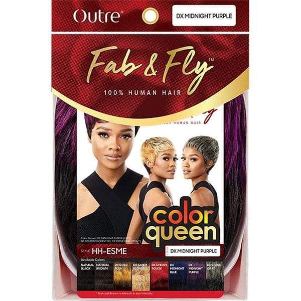 Outre 100% Human Hair Fab & Fly Full Cap Wig Color Queen - ESME - Unbeatable - Image 11