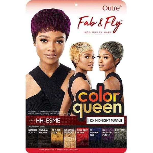 Outre 100% Human Hair Fab & Fly Full Cap Wig Color Queen - ESME - Unbeatable - Image 12