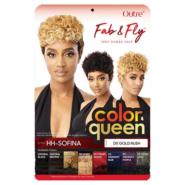 Outre 100% Human Hair Fab & Fly Full Cap Wig Color Queen - SOFINA - Image 6