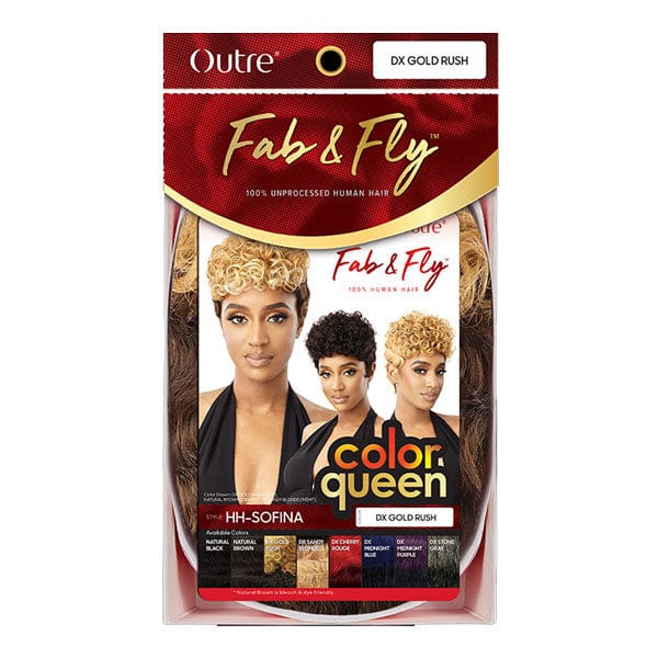 Outre 100% Human Hair Fab & Fly Full Cap Wig Color Queen - SOFINA - Image 7