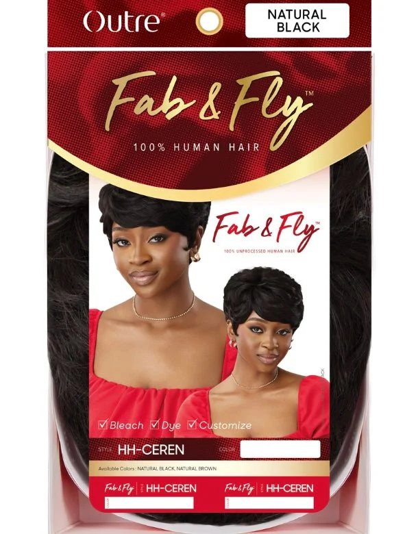 Outre 100% Human Hair Fab & Fly Full Cap Wig - HH CEREN - Image 6