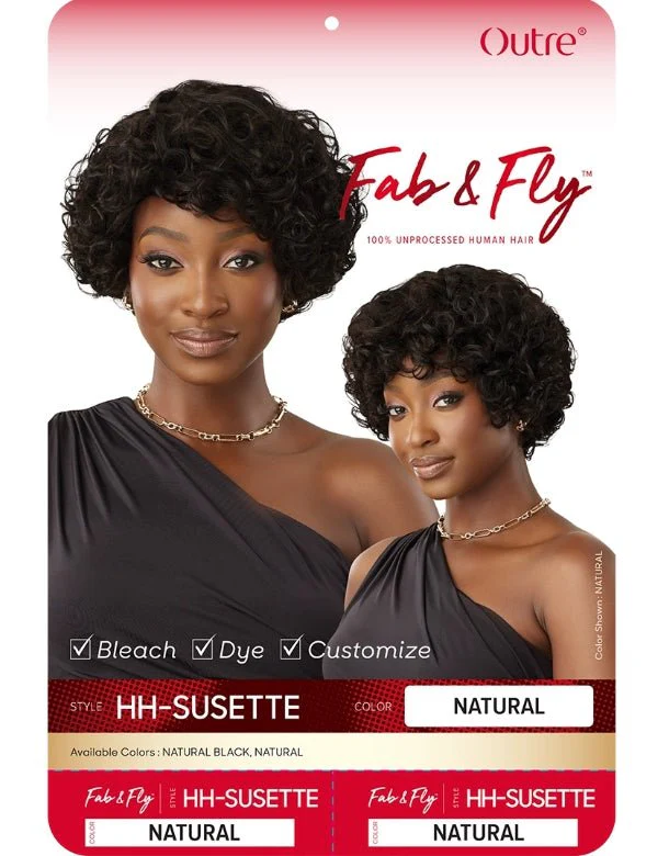 Outre 100% Human Hair Fab & Fly Full Cap Wig - HH SUSETTE - Image 5