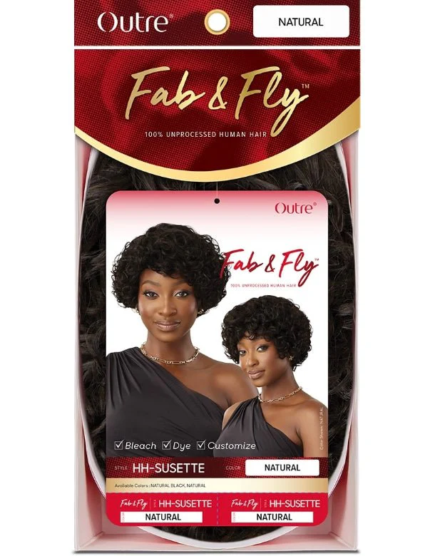 Outre 100% Human Hair Fab & Fly Full Cap Wig - HH SUSETTE - Image 6