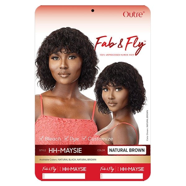 Outre 100% Human Hair Fab & Fly Full Cap Wig - MAYSIE - Image 5