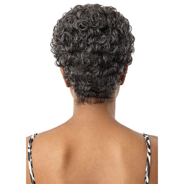 Outre 100% Human Hair Fab & Fly Gray Glamour Full Cap Wig - HH DINA - Image 4