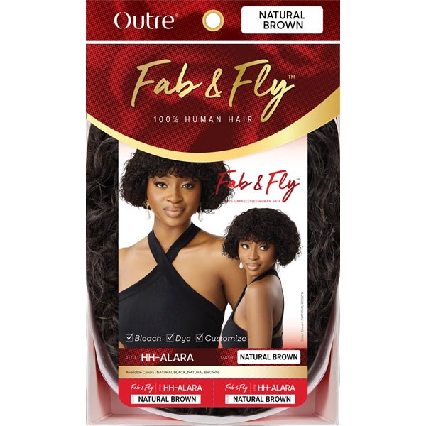 Outre 100% Human Hair Fab & Fly Gray Glamour Full Cap Wig - HH ALARA - Image 6