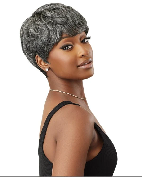 Outre 100% Human Hair Fab & Fly Gray Glamour Full Cap Wig - HH ARLETTE - Image 2