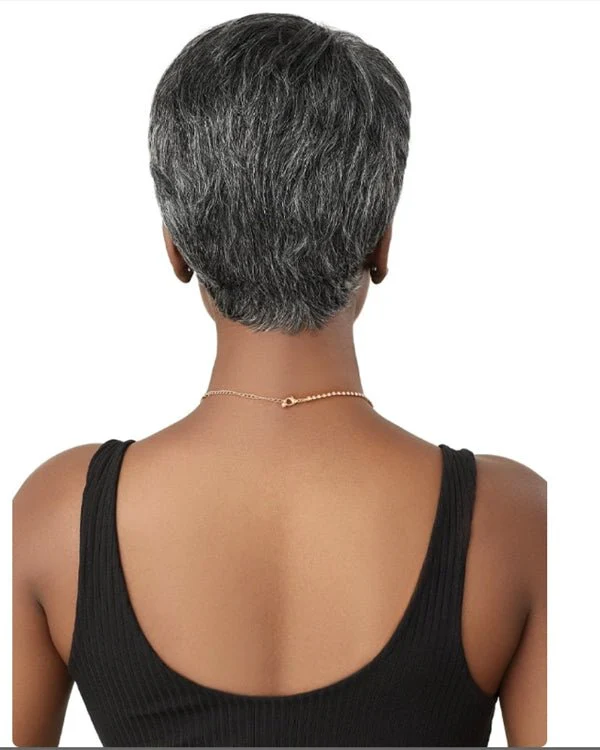 Outre 100% Human Hair Fab & Fly Gray Glamour Full Cap Wig - HH ARLETTE - Image 4