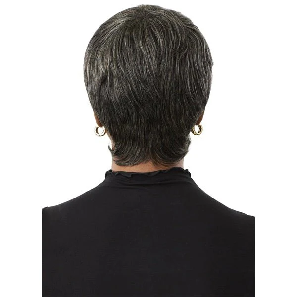 Outre 100% Human Hair Fab & Fly Gray Glamour Full Cap Wig - HH CELIA - Image 4