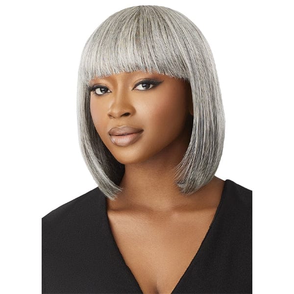 Outre 100% Human Hair Fab & Fly Gray Glamour Full Cap Wig - HH DERIA - Image 3