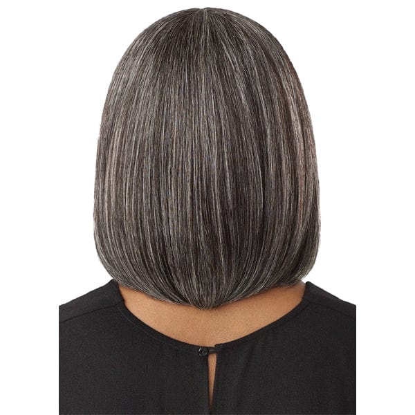 Outre 100% Human Hair Fab & Fly Gray Glamour Full Cap Wig - HH DERIA - Image 4