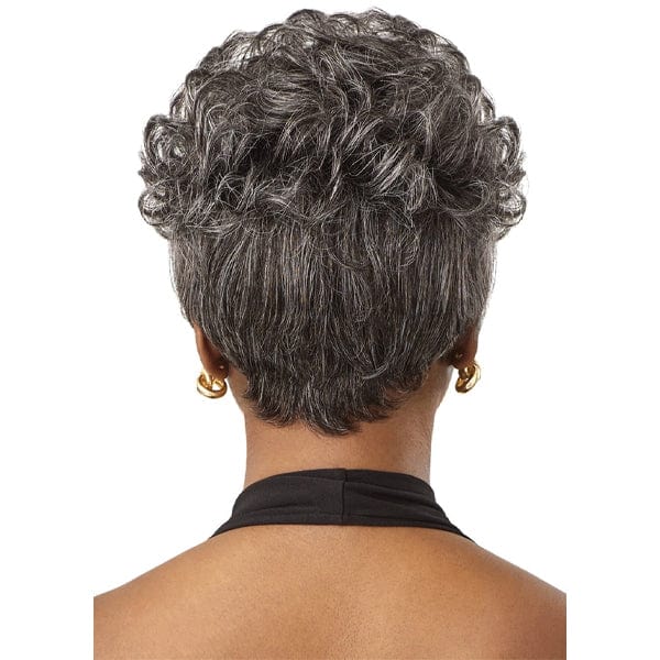 Outre 100% Human Hair Fab & Fly Gray Glamour Full Cap Wig - HH JOAN - Image 3