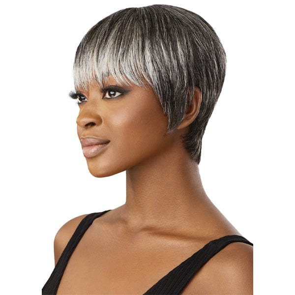 Outre 100% Human Hair Fab & Fly Gray Glamour Full Cap Wig - HH ZAIDA - Image 3