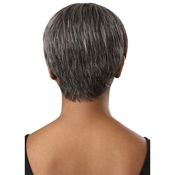 Outre 100% Human Hair Fab & Fly Gray Glamour Full Cap Wig - HH ZAIDA - Image 4