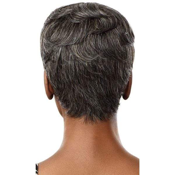 Outre 100% Human Hair Fab & Fly Gray Glamour Wig - ADDISON - Image 4