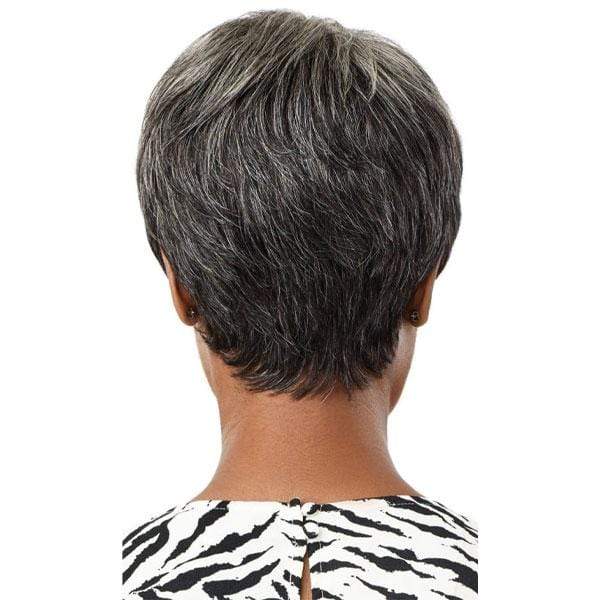 Outre 100% Human Hair Fab & Fly Gray Glamour Wig - EDEN - Image 4