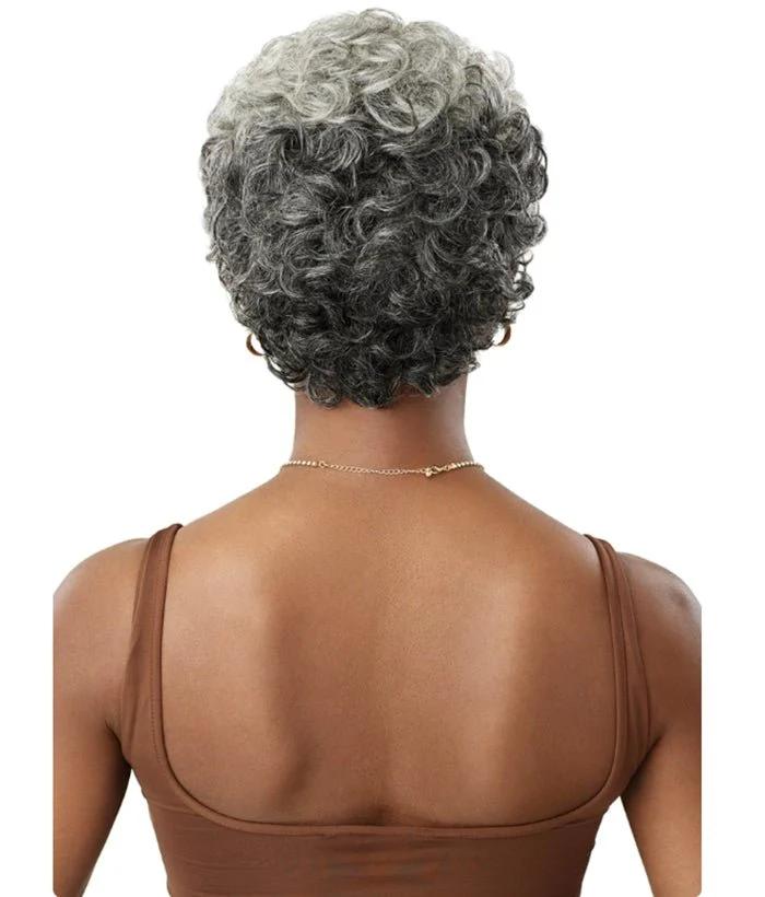 Outre 100% Human Hair Fab & Fly Gray Glamour Wig - EMIR - Image 4