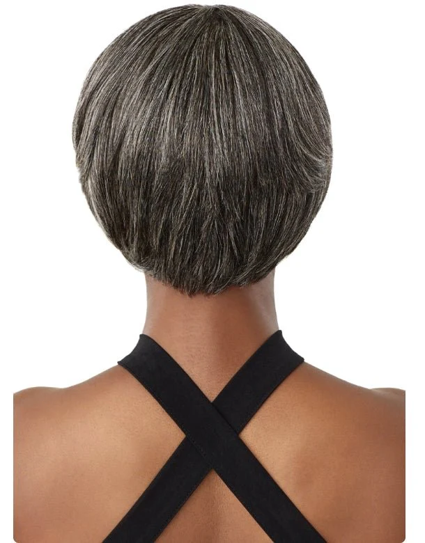 Outre 100% Human Hair Fab & Fly Gray Glamour Wig - Muriel - Image 4