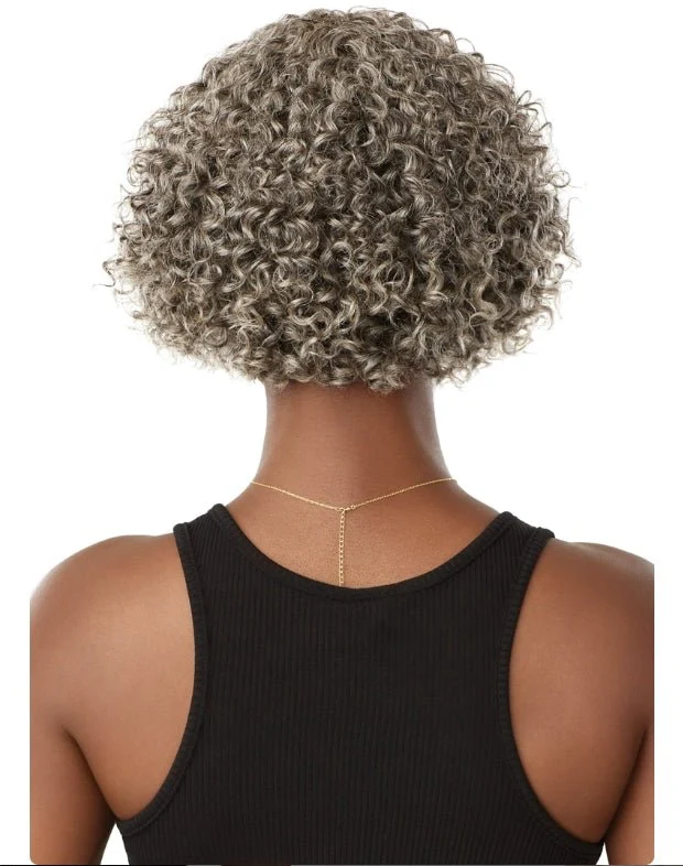 Outre 100% Human Hair Fab & Fly Gray Glamour Wig - RANDY - Image 4