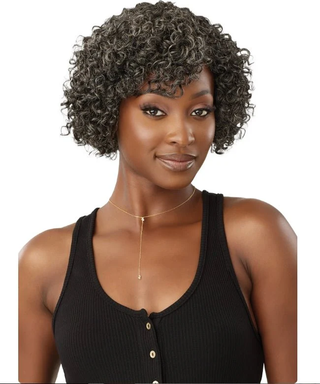 Outre 100% Human Hair Fab & Fly Gray Glamour Wig - RANDY - Image 5