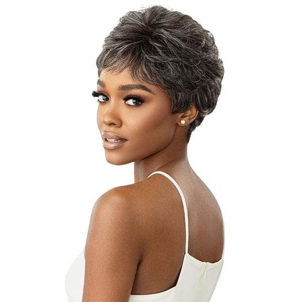 Outre 100% Human Hair Fab & Fly Gray Glamour Wig - THEODORA - Image 2